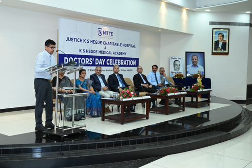 Three senior doctors honoured at Nitte University on National Doctors&rsquo; Day